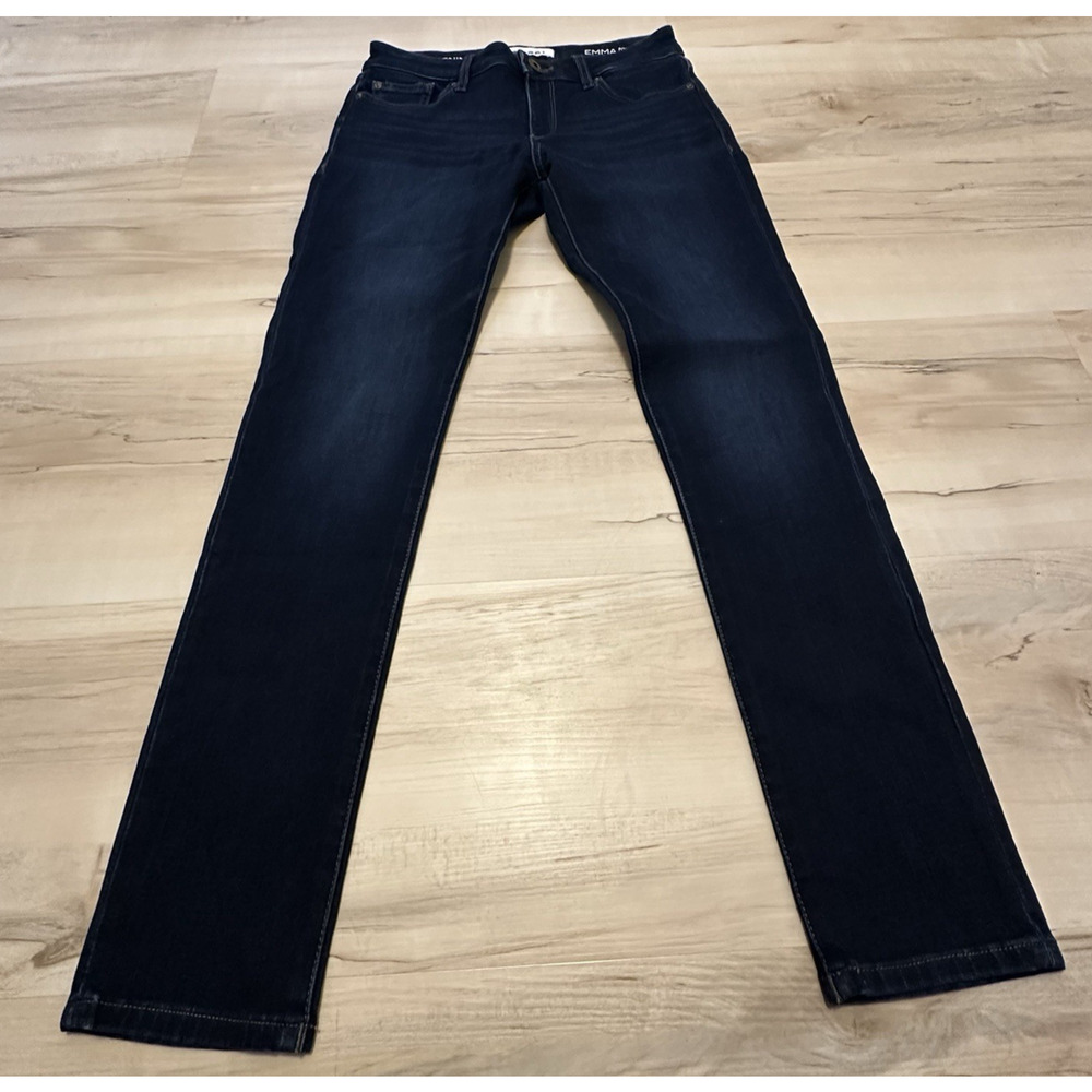 DL‎ 1961 27X27 Emma Power Legging Jeans Denim Dark Wash Blue